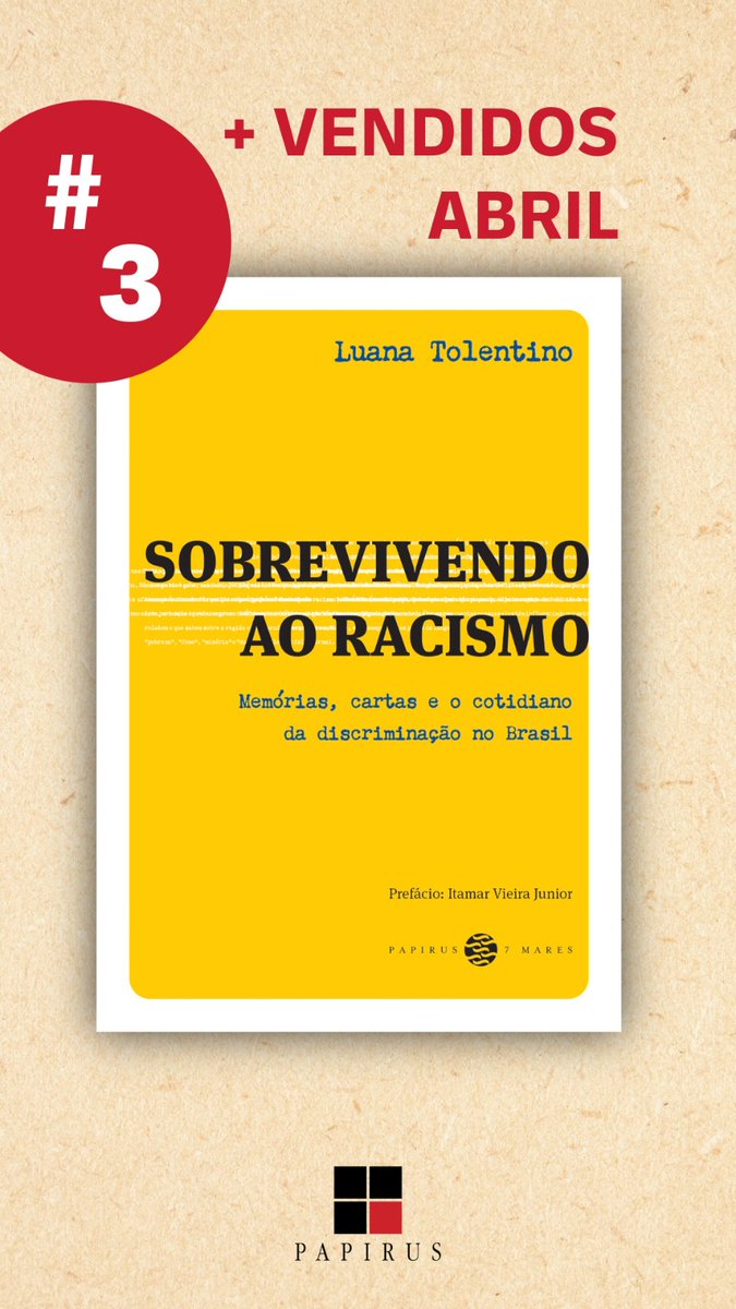 PapirusEditora's tweet photo. Mais vendidos de Abril! #conheçaeleia
Amazon: https://t.co/OAcZ8Vsr2m https://t.co/cftWp0HkJ2