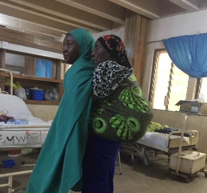 MujahidSSaad's tweet photo. A heart-touching moment of a woman carrying her sick mother at the hospital. I think this is the best picture of the day.

I pray that God Almighty blesses her with children who will care for her the same way she cared for her mother. https://t.co/SylGZnIxxc