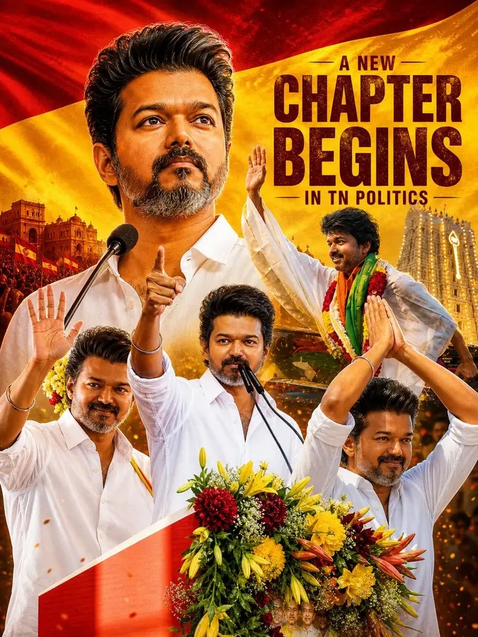 arunpjfeeds's tweet photo. ஆளப்போறான் தமிழன்!

Today marks a historic day in TamilNadu politics as Thalapathy Vijay has secured a massive, historic win with 38% of the vote share achieving this without an alliance and even surpassing the late MGR’s debut election performance. https://t.co/Dr2agWN7sI