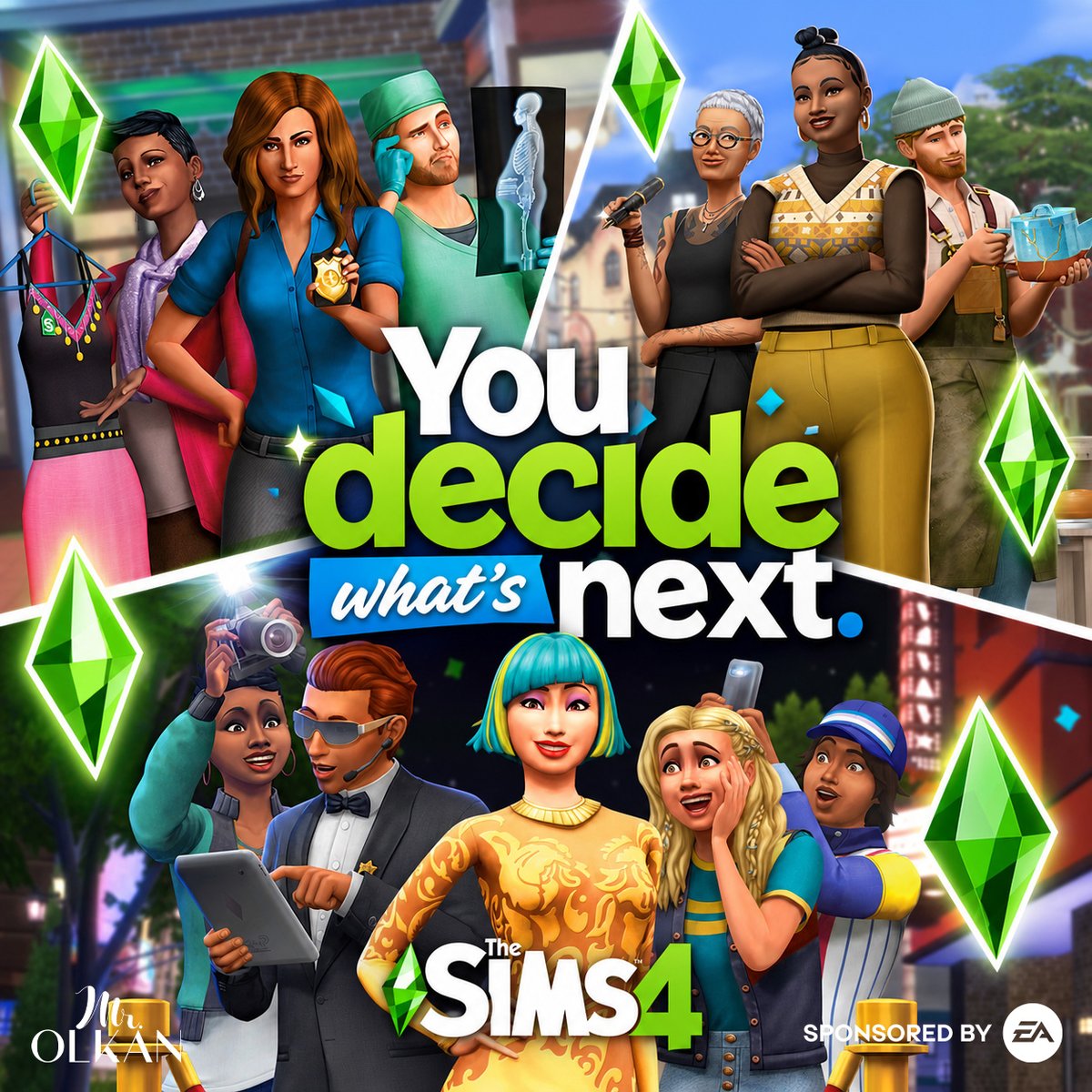 MrOlkan's tweet photo. Hi friends!😍 Many thanks to EA Creator Network, I'm able to do another giveaway!🥳 But this time, I want you to decide what's next. Please leave your opinions🥰
1. Get to Work
2. Businesses &amp; Hobbies
3. Get Famous
✨https://t.co/1u5E05NsOj

#TheSims #TheSims4 #EAPartner https://t.co/JPt9viZM8p