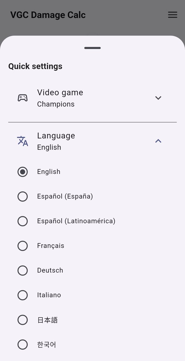 Canolitico's tweet photo. Our VGC Damage Calc just hit 1000 downloads on the Play Store! To celebrate, a new version of the app is now live, featuring full support for all languages available in Pokémon Champions! 
Android app: https://t.co/VZMkfjmDoi
Web (Mobile and Desktop): https://t.co/hU4tH7iKTi https://t.co/vecZa7p3tv