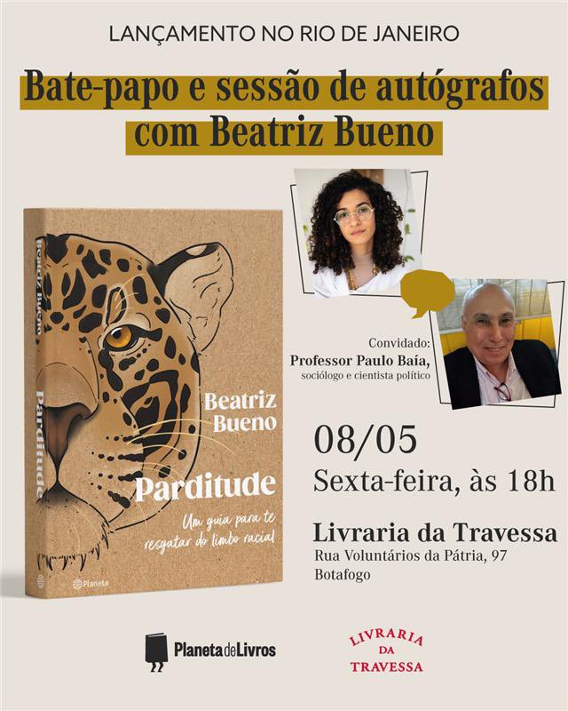 Parditude's tweet photo. Lançamento no Rio de Janeiro! https://t.co/Mz65FKUxNA