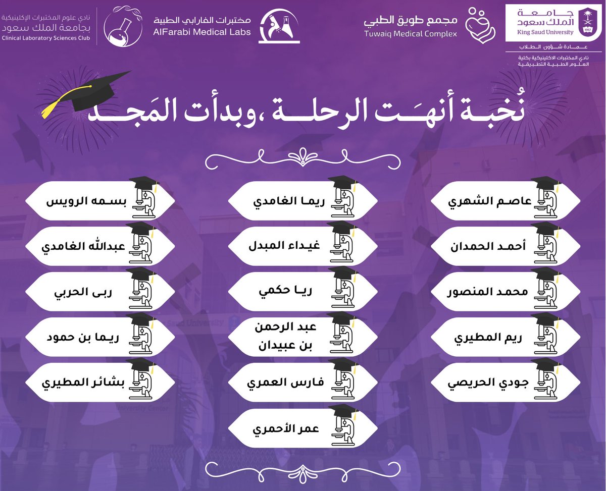 نادي علوم المختبرات الإكلينيكية 🔬 tweet media