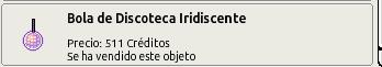 CustomVrz's tweet photo. El día de hoy es bastante especial en Habbo ya que no ha ocurrido solo el error de la Espada Láser, no, ¡han ocurrido 2 errores! El segundo se trata de la salida accidental de la Bola de Discoteca Iridiscente no crackeable, junto a los packs que contiene cada uno de los furnis de la versión crackeable. De esta manera es como normalmente salen los furnis crackeables en los hoteles .FR y .NL, pero esta vez salió en todos los hoteles durante un corto tiempo.

Debido a esto, la versión no crackeable de la Bola de Discoteca Iridiscente ahora está disponible en nuestro hotel, y debido al corto tiempo que estuvo y la naturaleza del mismo como un error, podríamos considerarlo un nuevo furni arcano, así como sucedió con la Lupa de Oro Macizo no crackeable que fue entregada por error en un concurso.

Cabe mencionar que en otros hoteles como .COM y .BR estas bolas no han subido mucho de precio ya que hay usuarios que compraron muchas en cantidad y las han subido baratas en mercadillo, mientras que en nuestro hotel ya se han vendido algunas por precios considerablemente altos.