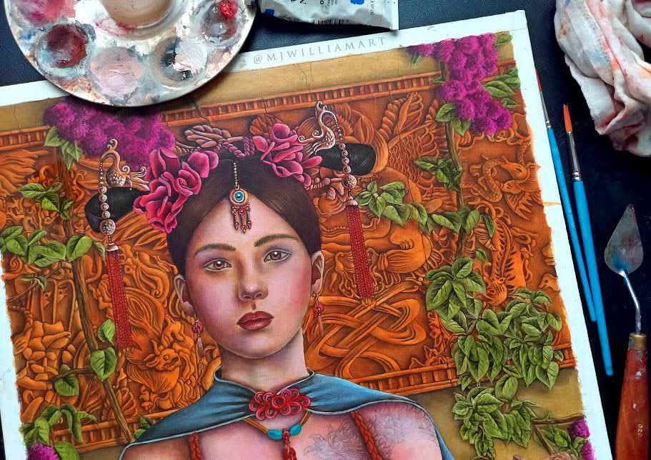 MJWilliamArt's tweet image. Coming along. Although slowly. 

#art #painting #oil #oilpainting #traditionalartwork