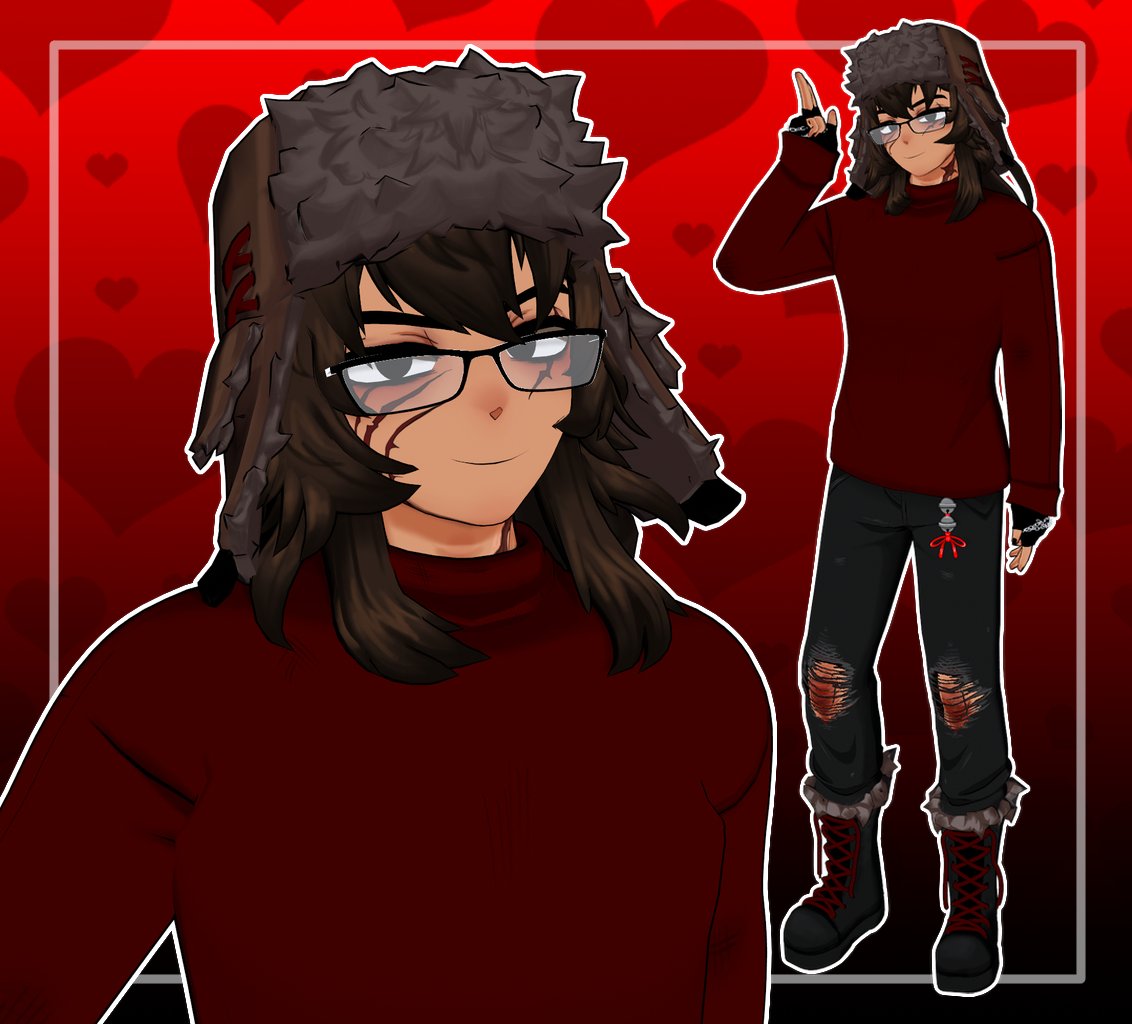 ⛧⛧ 3D VTUBER MODEL - SHOWCASE ⛧⛧

⛧ vtuber - Outer (outfit variant)
⛧ made by me with vroid and blender~

like my work? peep the replies <3