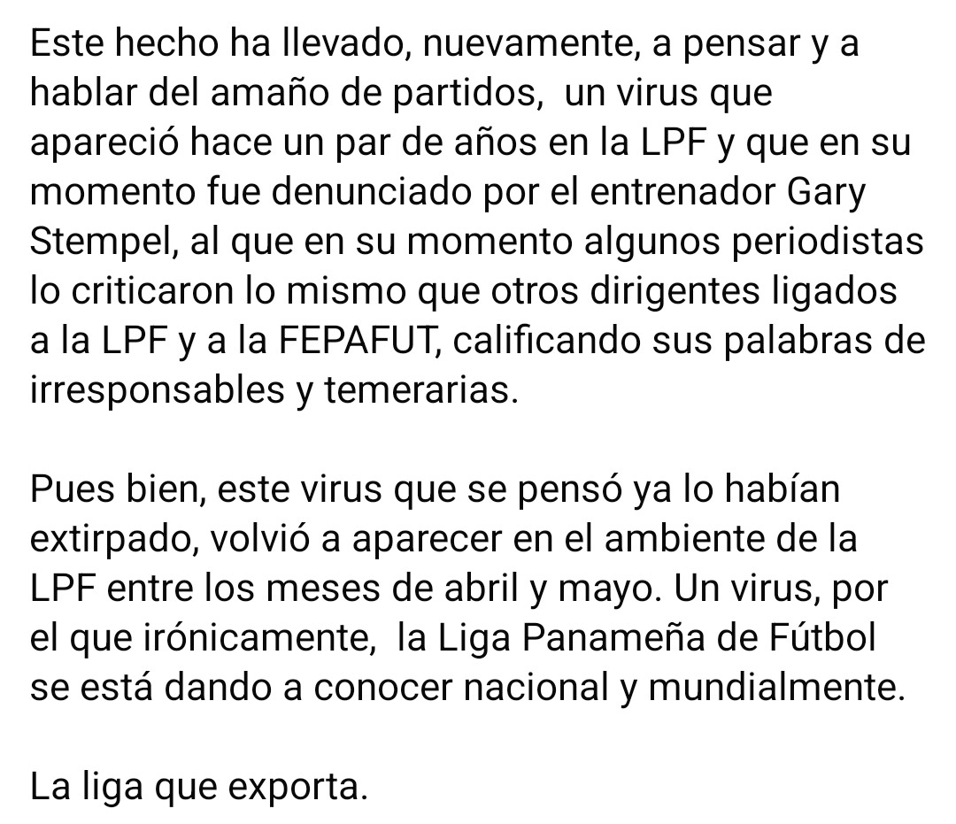 campoelias18's tweet image. Hoy la Liga Panameña de Fútbol es tendencia en el mundo, pero no por su buen fútbol. Es lamentable. Les comparto mi pensamiento sobre la actualidad de la LPF. #panama