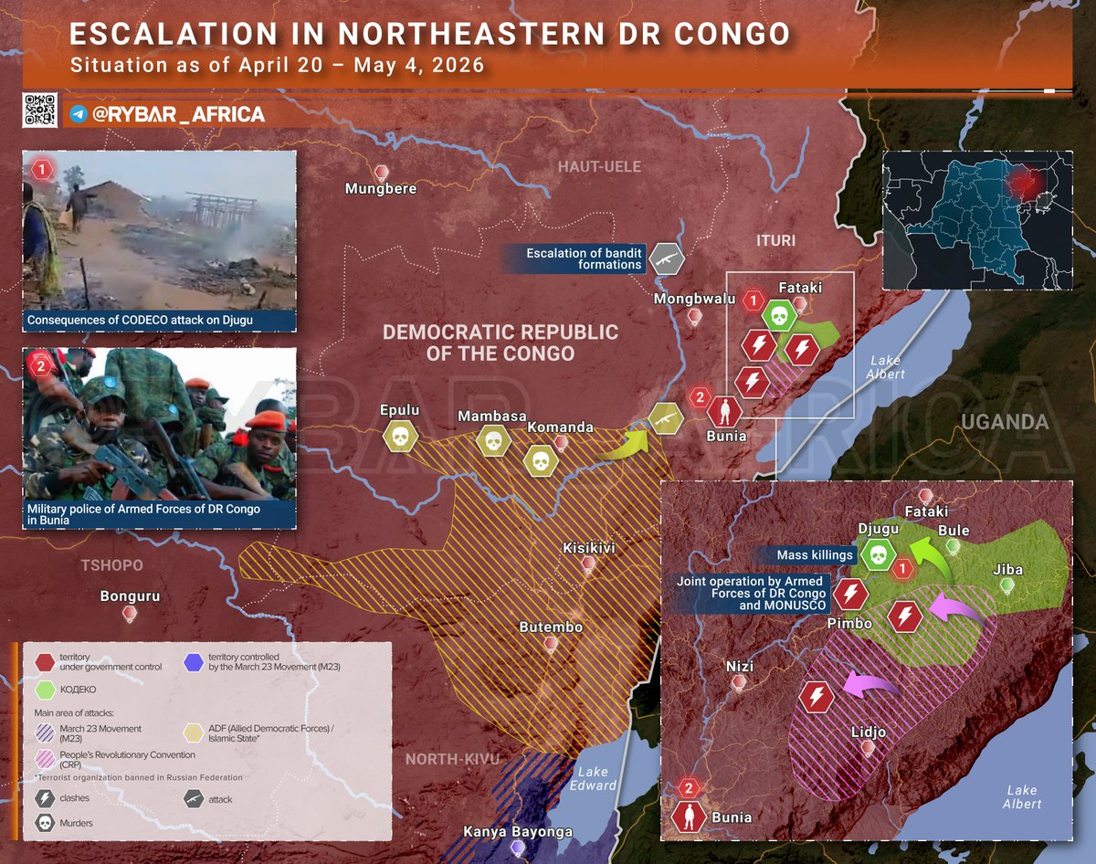🇨🇩DR Congo authorities still ignore Ituri at their own peril. IS-linked ...