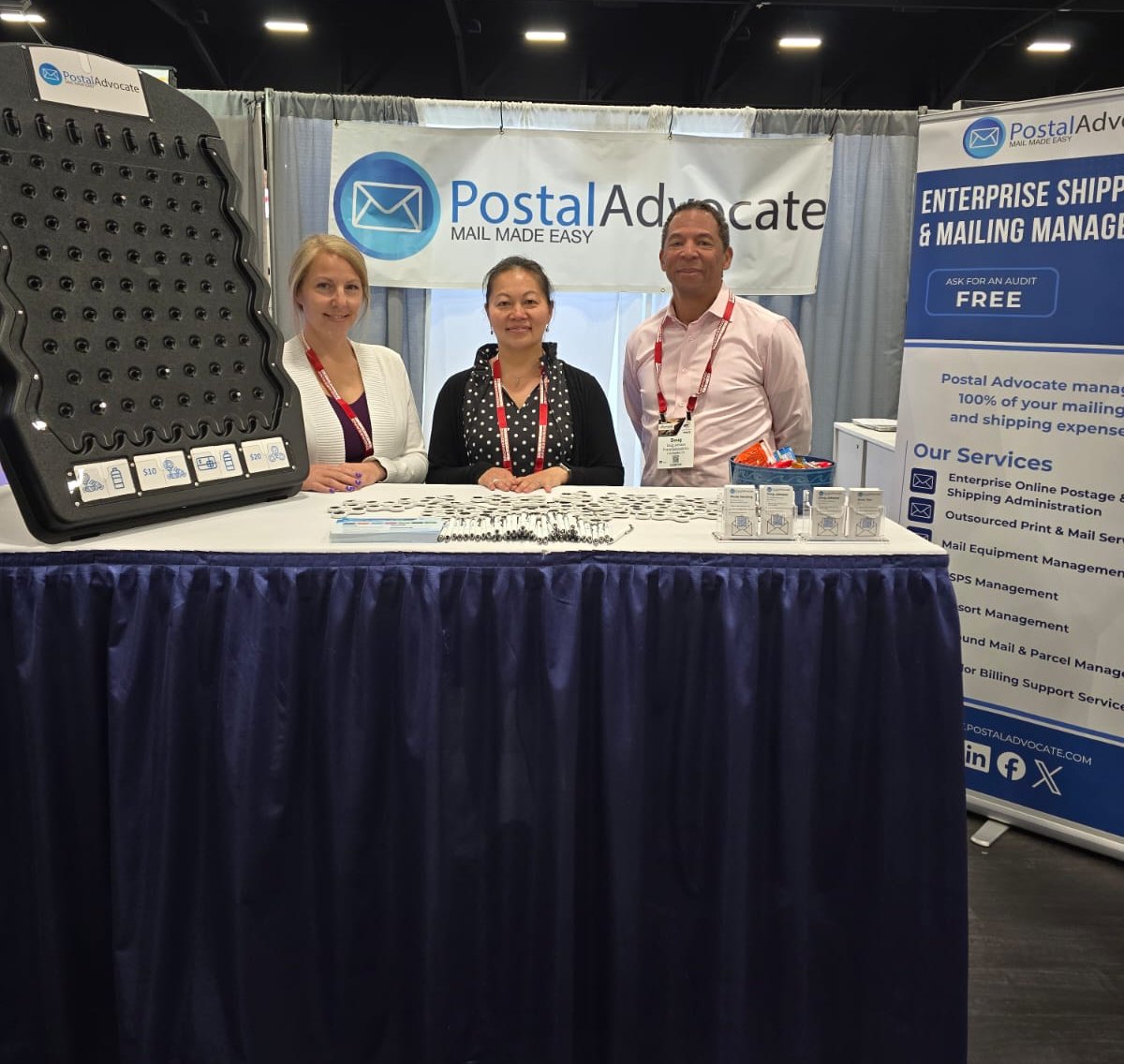 PostalAdvocate's tweet image. If you are attending the National Postal Forum (NPF) this week in Phoenix, be sure to stop by Booth #634 for a chance to meet some of our team members and learn more about our services. We look forward to seeing some of you there! #NPF