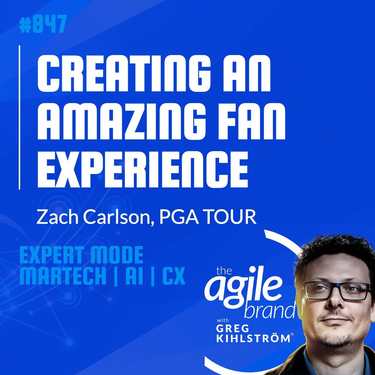gregkihlstrom's tweet image. 🎧 EPISODE 847: PGA TOUR's Zach Carlson on creating an amazing fan experience - Listen: buff.ly/24O8UX2
 
 #martech #marketing #podcast