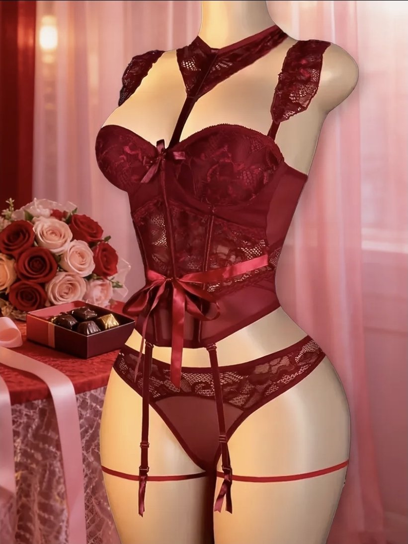 Perlas_Encaje's tweet image. 😈DIABLURITAS😈
#newarrivals
🍷Set Karime
🍷Incluye corsé, tanga y ligas
🍷Choker integrado en corsé
🍷Liguero desmontable en corsé
🍷Sexy encaje
🍷Con copas prehormada
🍷Detalle de lazo
🍷Disponible en Unitalla 
💲4️⃣5️⃣0️⃣
