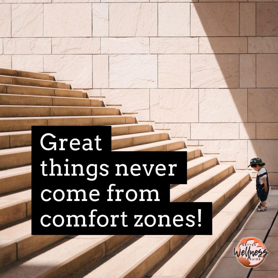BetterWellness2's tweet image. Get out of that comfort zone, I know it's hard but it's necessary to make a change! #comfortzone #motivation #lifelesson