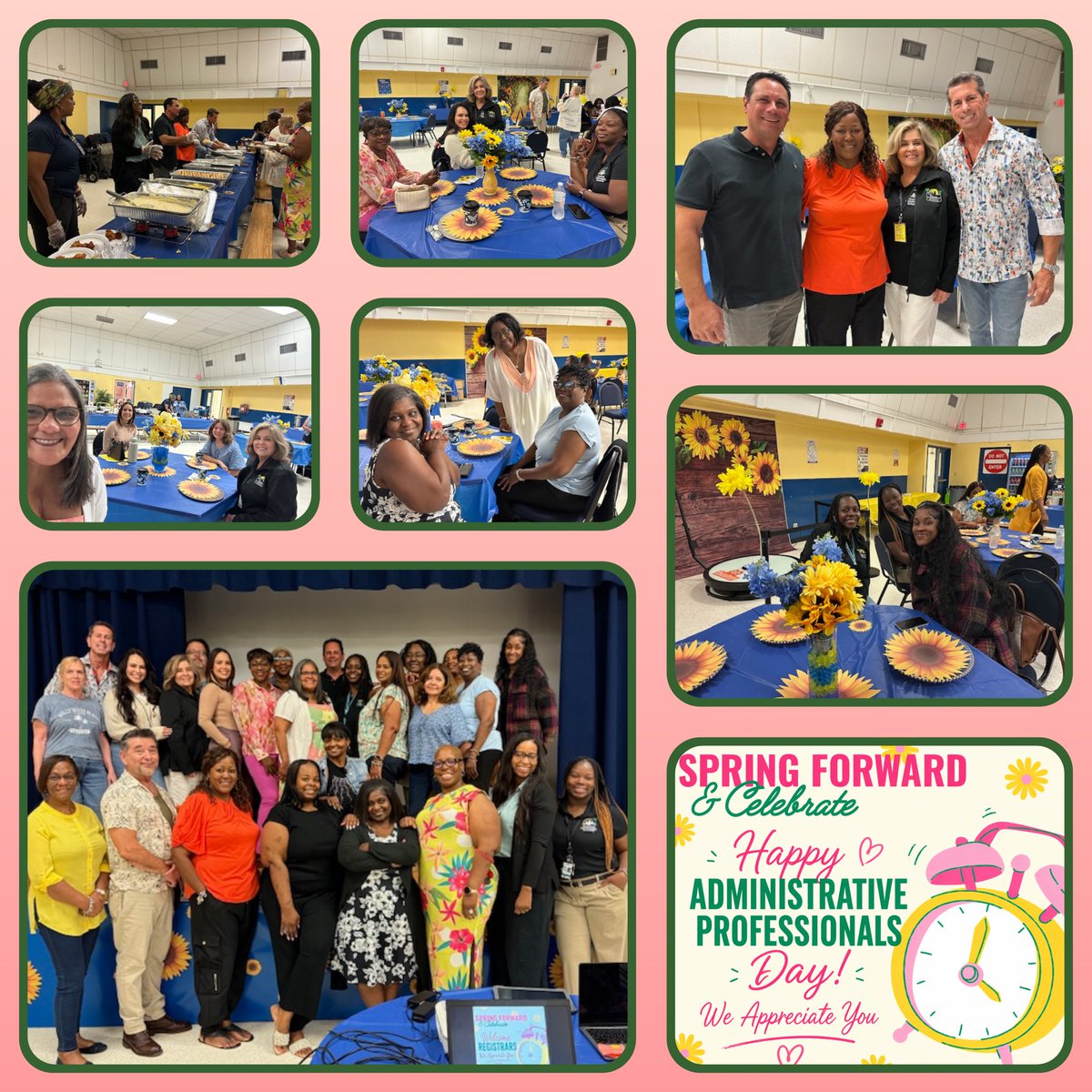 BrowardCS's tweet photo. Community School South held a breakfast for Administrative Prifessionals Day last week to thank them for their hard work and dedication! 

#GETTHEREFL https://t.co/zwz7NZDOzg