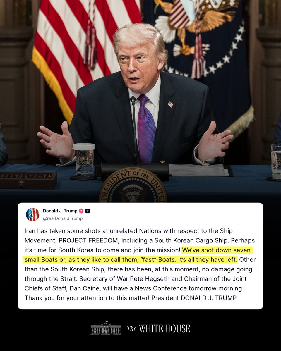The White House tweet media