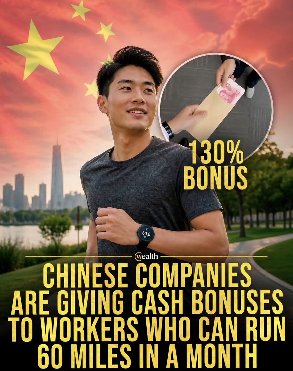 Novabriefglobal's tweet image. 60 miles a month can unlock a 130% bonus i, At some Chinese workplaces, fitness is being written into compensation.
#business #workculture #employeewellness
#RunningIncentives #china