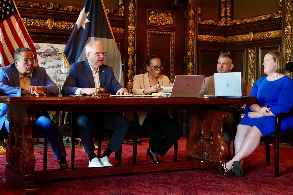 Governor Tim Walz tweet media