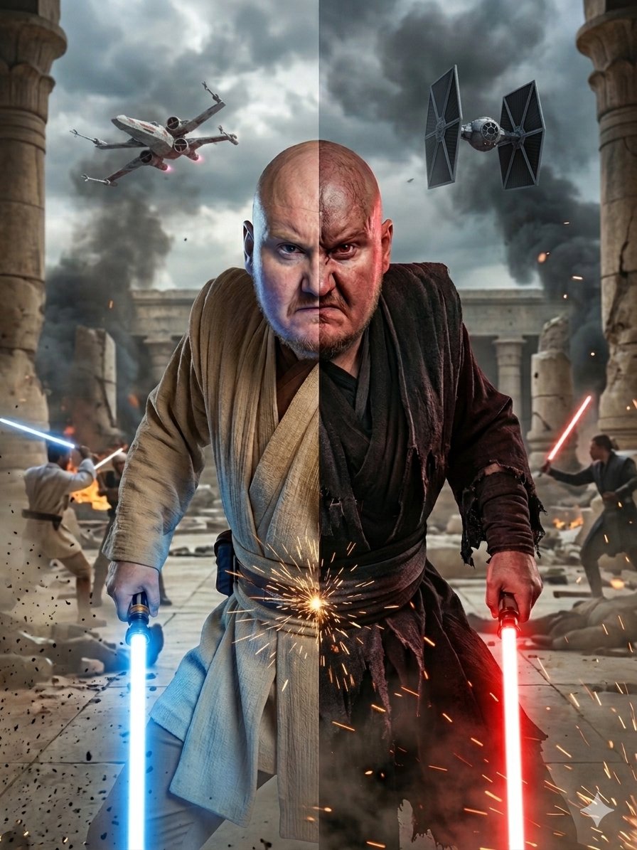 AFluffyRaptor's tweet photo. Jedi or Sith. We all love Star Wars Day!!!! @starwars #MayThe4thBeWithYou #Jedi #Sith https://t.co/hCYqy0fm1c