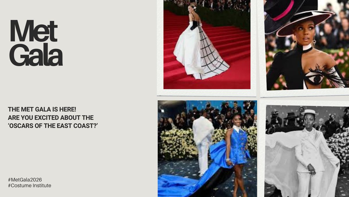originalfeed's tweet photo. The ‘Oscars of the East Coast,’ The Met Gala gets underway at 5 pm today. What has you most excited about this year's Met Gala? Is it the return of Beyoncé after ten years? Are you protesting chairs, Jeff Bezos, and his wife, Lauren Sanchez Bezos? #CostumeInstitute #MetGala https://t.co/z9c58ngQJh