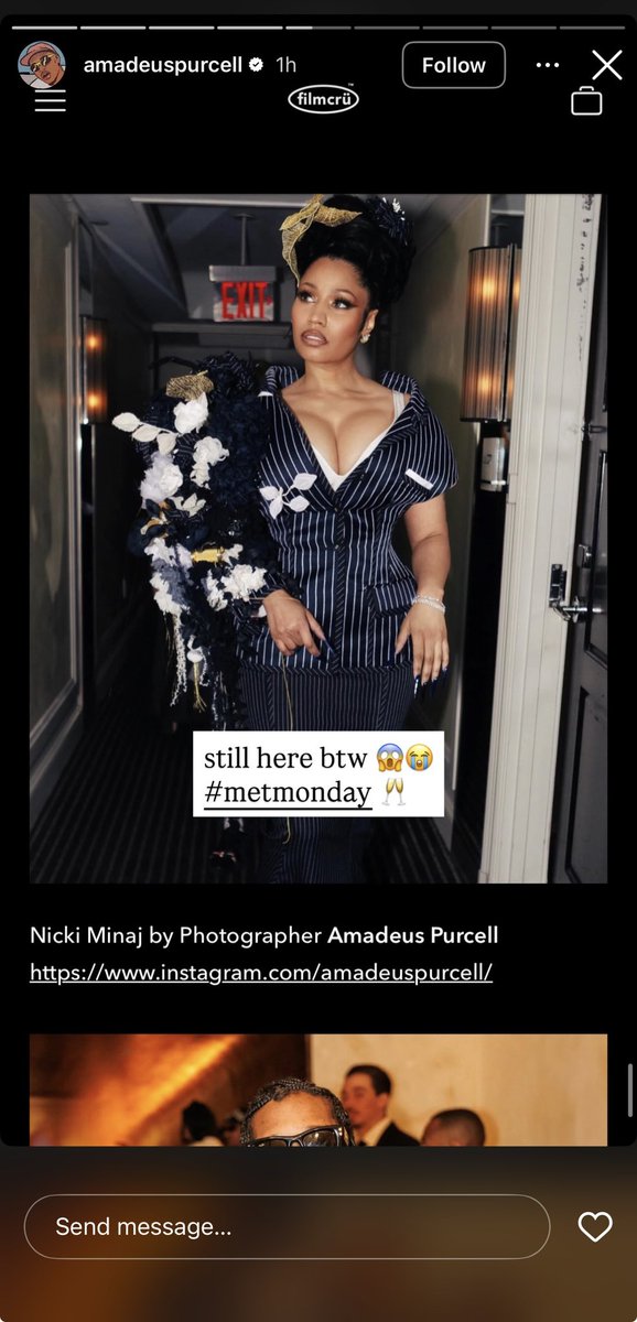 N8empire5's tweet image. 🚨Amadeus (photographer for Nicki Minaj’s 2025 Met Gala Look shared multiple photos and a video of her 2025 Met Gala on INSTAGRAM 👀
