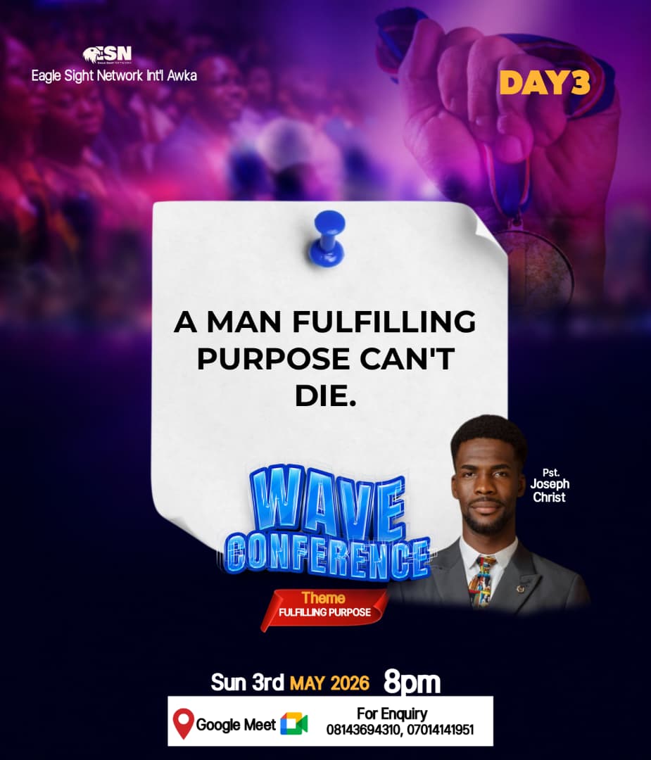EaglesSightAwka's tweet photo. This is the Summary of the Grand finale of Wave Conference 2026.

Thank y'all for making it possible 
God bless y'all.

What did you learn from the Wave Conference 2026? https://t.co/9ExAHPrek9