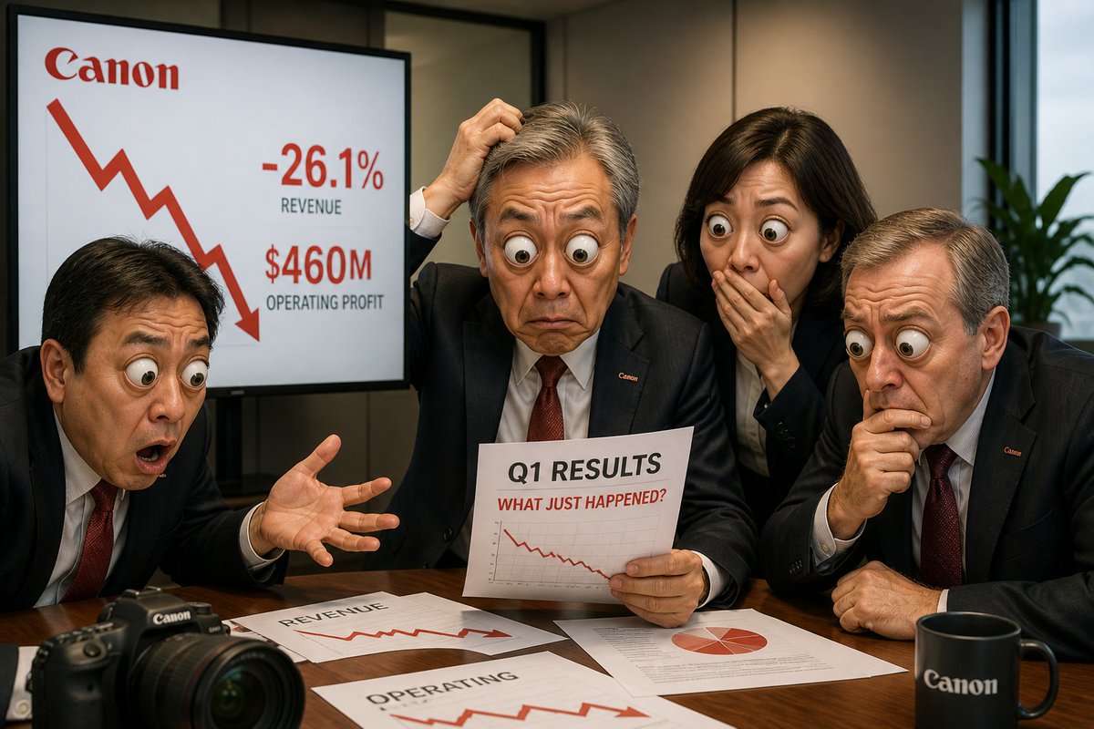 tonernews's tweet image. Under Pressure: Canon Reports 26.1% Decline, Operating Profit Falls to $460M in Q1.
tonernews.com/forums/topic/u…
#print #printer #toner #tonercartridge #InkCartridge #Printing #Ink #printercartridges #copiertoner