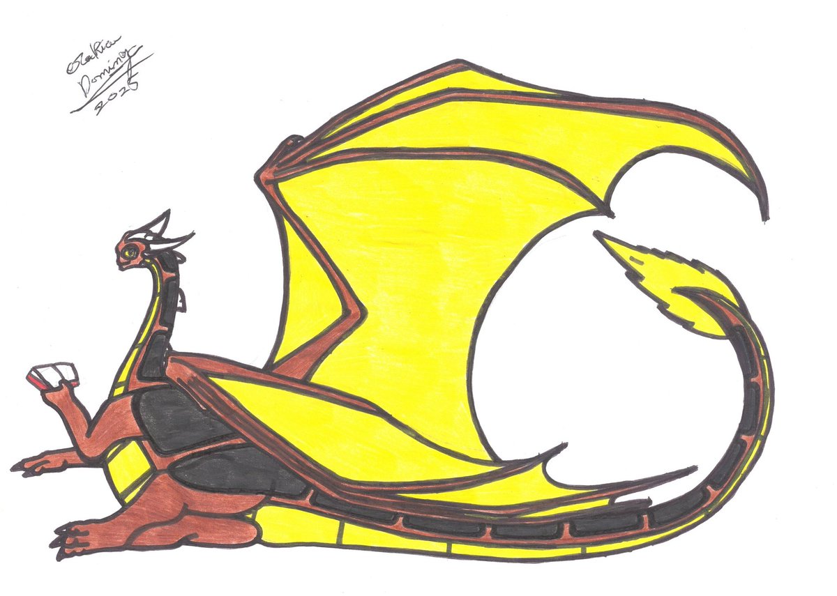 DoliusMath61350's tweet photo. @SleepyLilFox I really like it, by the way I was inspired by Kaa to draw a dragon. Let me introduce you to Kennth ^^ https://t.co/9jjMXqLO3B