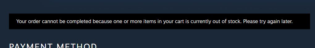 RooQC's tweet photo. Maaan...WHACK. #outofstock #soldout i must have pressed that "continue" button a couple thousand times. another terrible launch by the tech industry. here's betting bots grabbed them. #steamcontroller #whack https://t.co/azR7qD7ne3