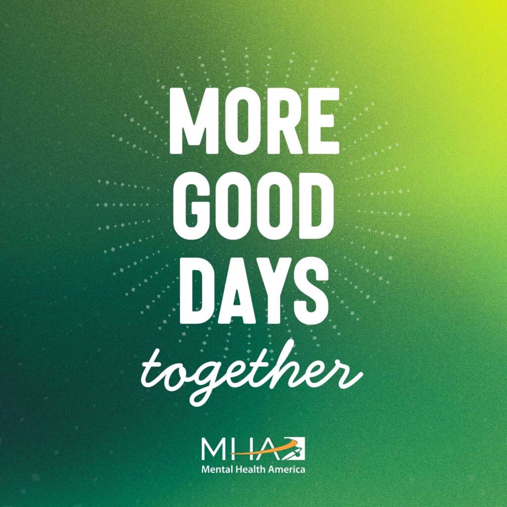 kyvoices4health's tweet image. More good days start with small, doable moments: checking in with yourself, noticing your influence, and leaning on connections when things get heavy. Mental Health Month is our reminder steady, manageable days matter. We all deserve more of them. #MoreGoodDays #MentalHealthMonth