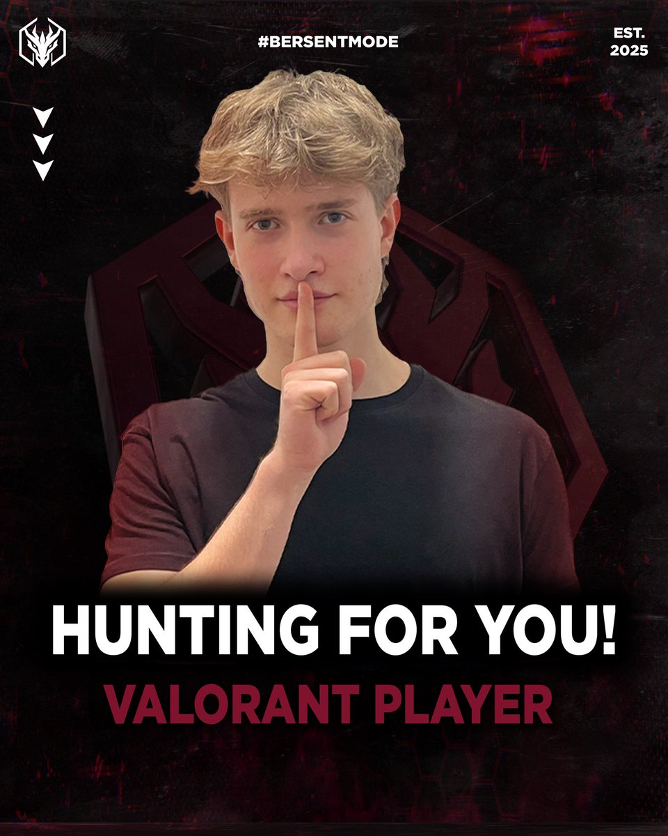 BERSENTgg's tweet photo. ❗️ATTENTION❗️
do to unfortunate circumstances we are once  again looking for a player! 

🔺duelist/flex
🔺preferably dach
🔺16+
🔺vocal&amp;coachable
🔺high availability
🔺willing to grind  and improve solo and as a team
🔺long term

dm “legitjustbad” on dc  or @anubis_vlr on X https://t.co/v0TOHpFv2M