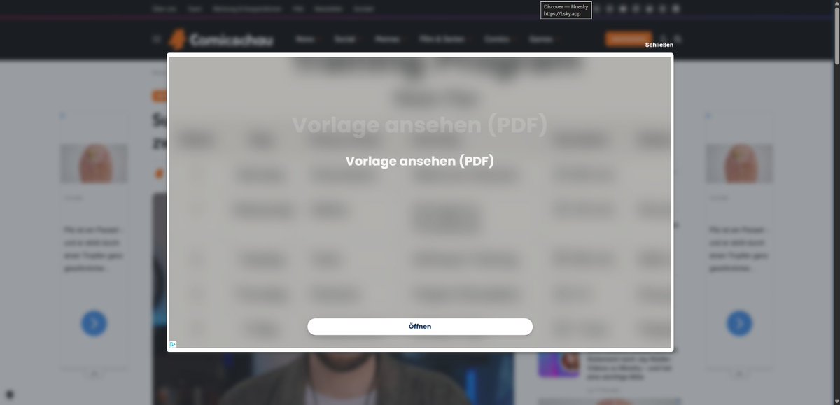 daddelfly's tweet photo. Hey @comicschau  ihr bittet eure Besucher mit einem PopUp darum den Adblocker auszuschalten. Schaut ihr euch eure Seite eigentlich selber noch ohne Adblocker an? Ich weiß, ihr müsst auch von was leben... aber es gibt sogar ein Exit PopUp! https://t.co/JWkNWMSidk