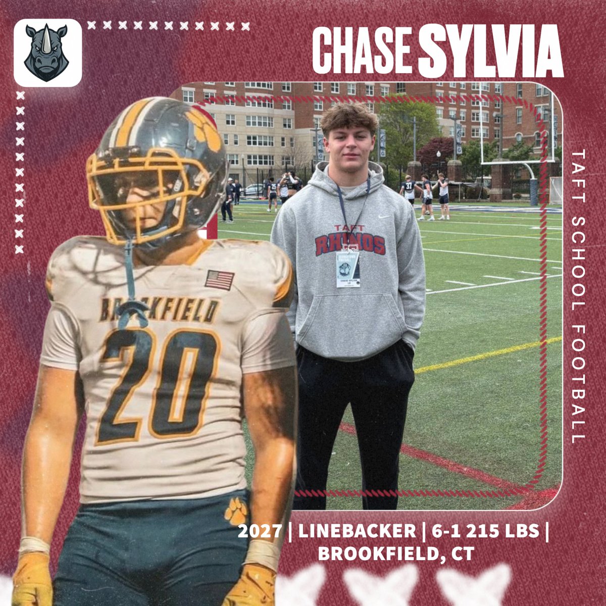 TaftFootballCT's tweet photo. Chase Sylvia
Post Graduate - Brookfield High
📱@ChaseSylvia22
📽️https://t.co/hHv6wI4P3M https://t.co/Ut9N4Y3iyP
