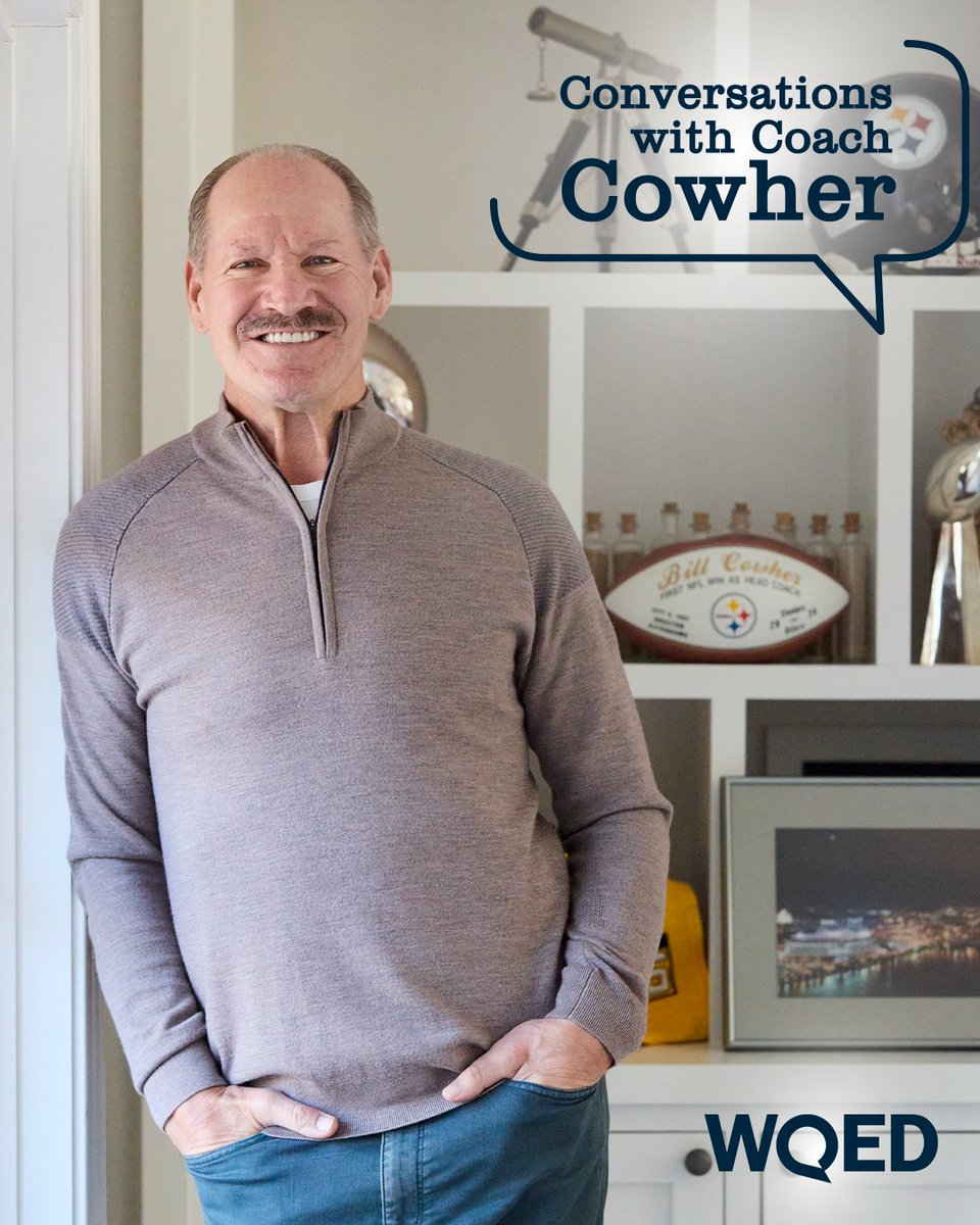 PittsburghMag's tweet image. Conversations with Coach Cowher airs Thursdays at 8:00PM on WQED!

Join Bill Cowher for an unforgettable new series of one-on-one conversations about what it means to be made in Pittsburgh.

All episodes now streaming on WQED+! → wqed.org/conversations-… 

#Ad #Sponsored