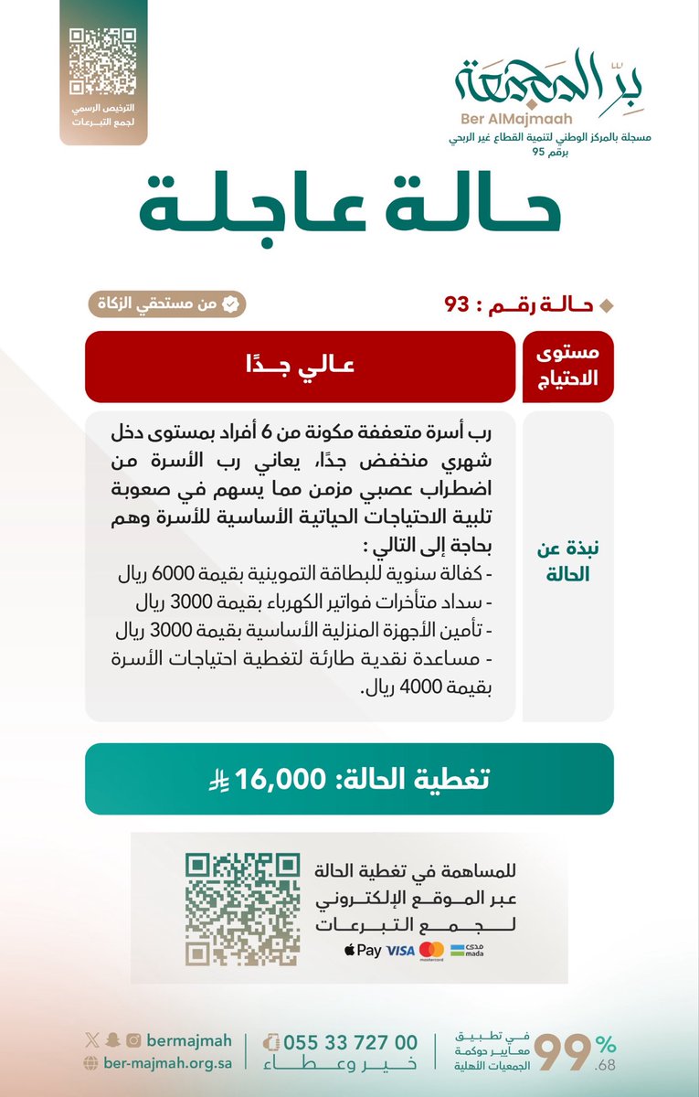 جمعية البر بالمجمعة tweet media