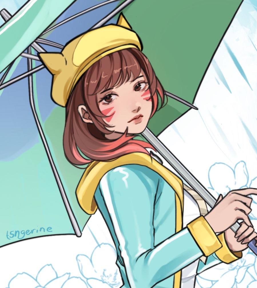 t5ngerine's tweet photo. rainy day dva ✨🌸
#overwatch https://t.co/WQbHX71QV0