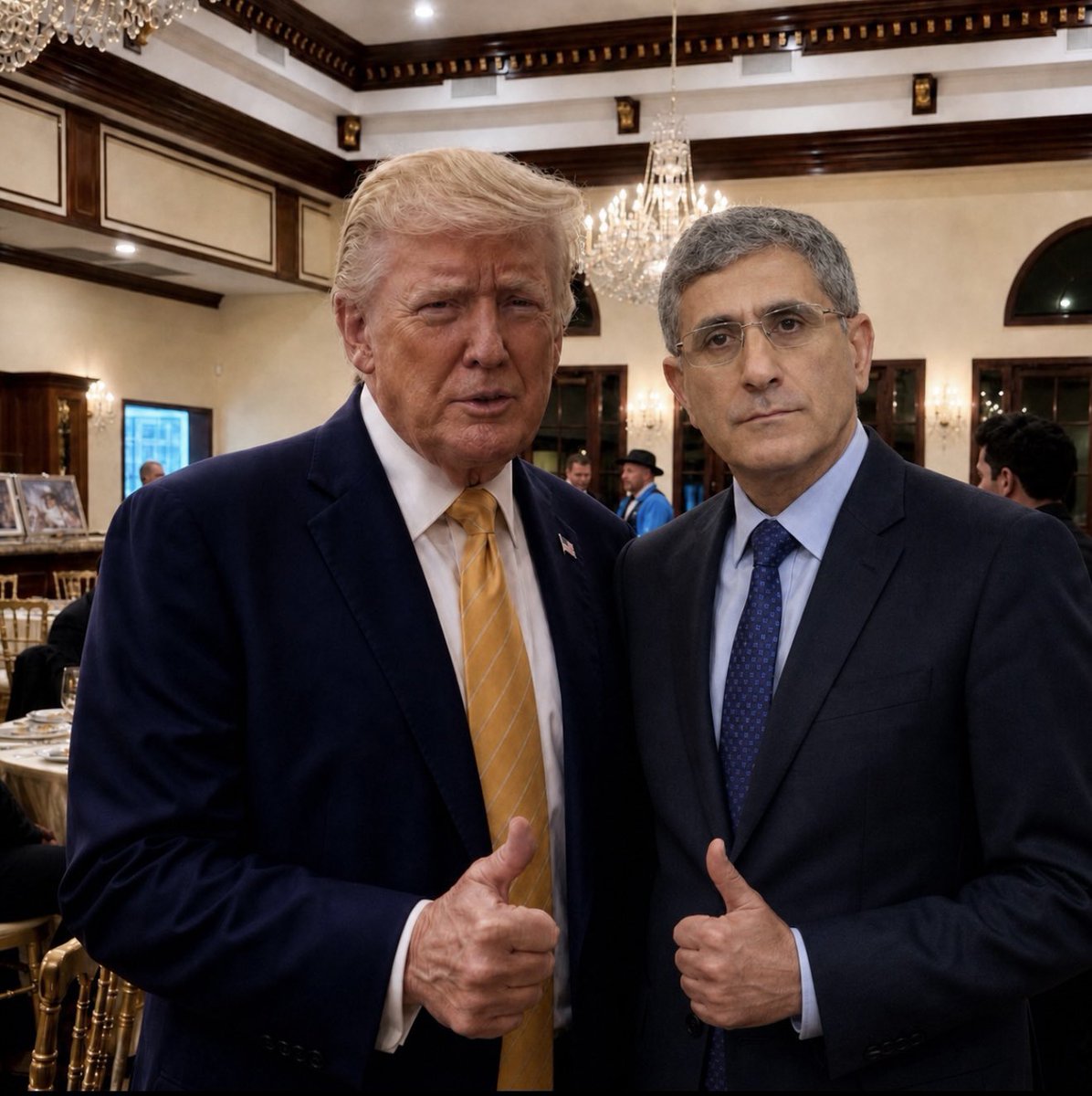 Agent 47 Esmail Ghaani in Mar-a-Lago with President Trump! 🤭
Not just Abbas Jefferson was there.