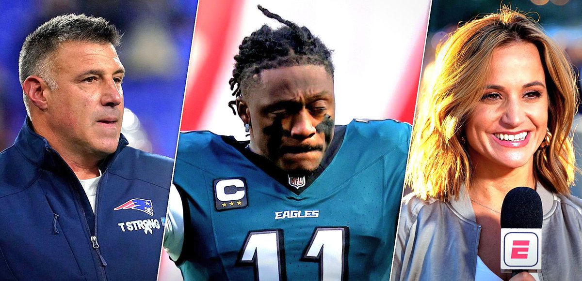 ImYourHostVick3's tweet image. I've said it the whole time that the #Eagles were not trading A.J. Brown to the #Patriots. It was just a story that was created for the media to use to get by during the off-season. Then Dianna Russini and Mike Vrabel used it to distract people from their 6+ year affair. Now that