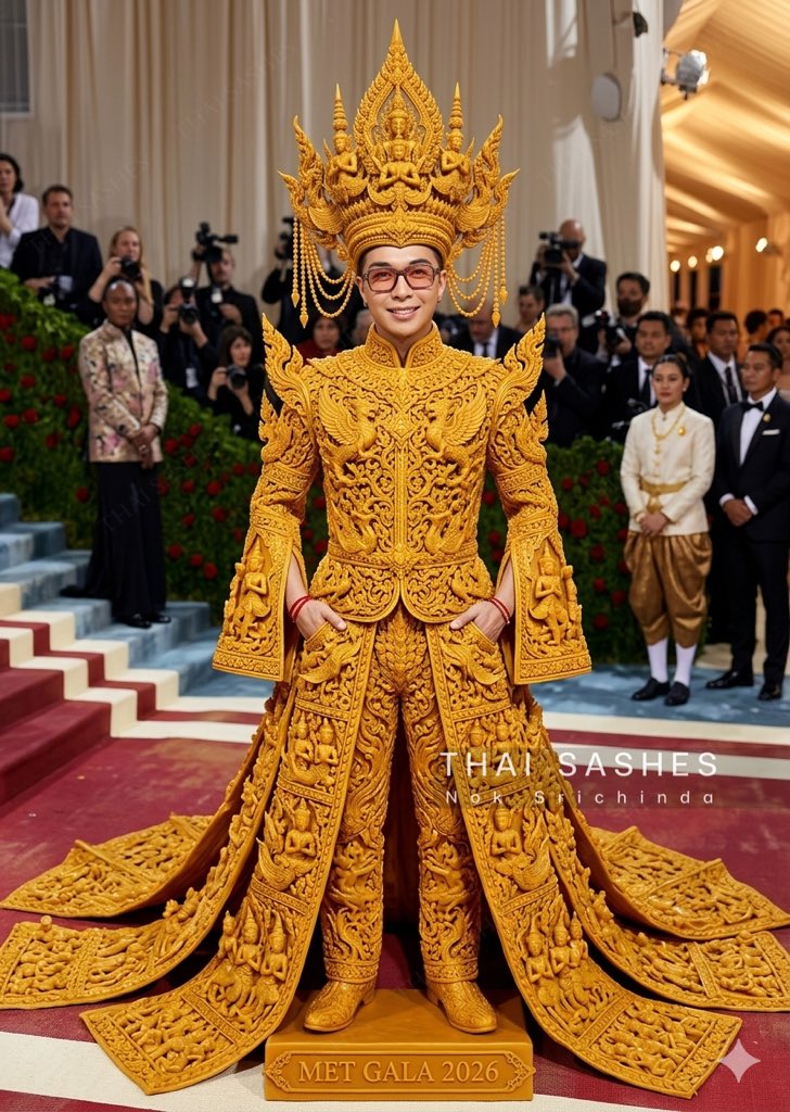 ThaiSashes's tweet photo. ‼️… ต้อนรับ งาน Met Gala 2026 ที่จะถึงเช้านี้   #คุณจะใส่ชุดไหนไปเดิน ธีร์ม FASHION IS ART . 

แต่ถ้าปีนี้ฉันได้มีโอกาสไปเดินบนพรมแดงของ Met Gala 2026
ภายใต้คอนเซปต์ “Fashion is Art”

ฉันจะไม่เลือกแค่ “ชุดที่สวย”
แต่จะเลือก “ชุดที่มีความหมาย
#thaisashes #MetGala2026 #metgala https://t.co/MIMEFZIsEU