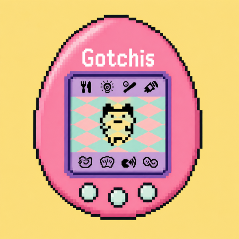 Gotchissol's tweet photo. Your gotchi appears. Feed, play and clean using points earned every hour you hold $GOTCHI. https://t.co/sI1upulesD