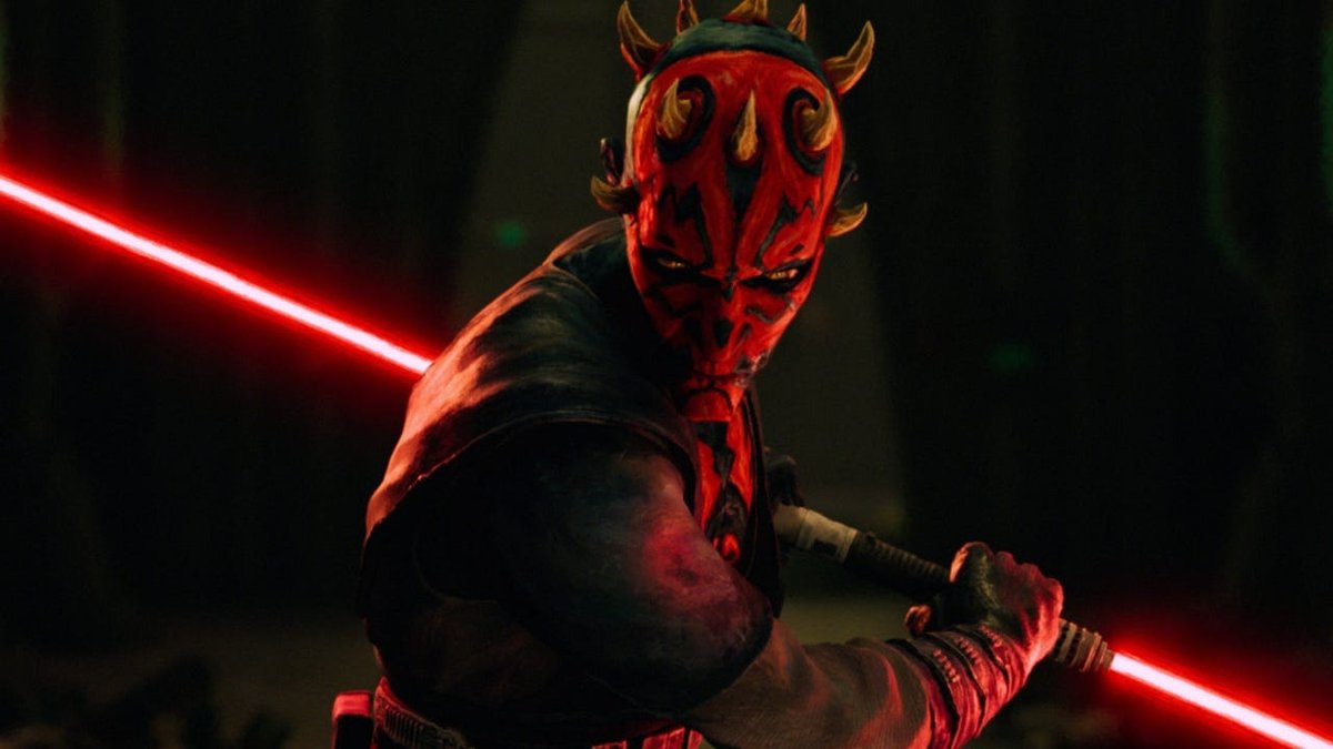 IGN's tweet photo. Star Wars: Maul - Shadow Lord maintains its high quality in the final two chapters of Season 2, as a surprising and very welcome new villain enters the stage. Read our full review. https://t.co/vq40pxY02x https://t.co/3y089xWuSt