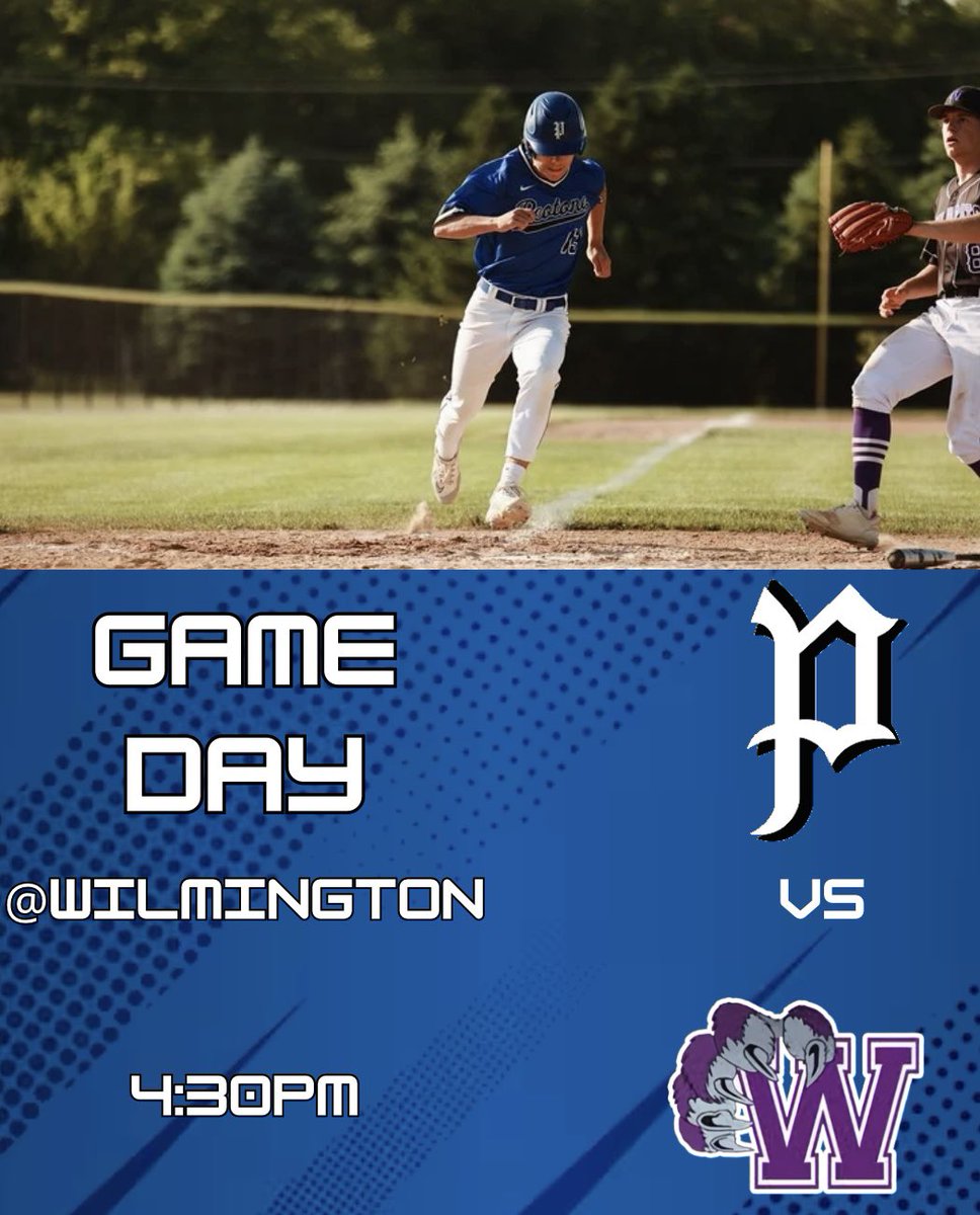 PHS_Blue_Devils's tweet photo. GAMEDAY! Your Blue Devils hit the road to take on Wilmington! First pitch is at 4:30! https://t.co/1p2hvhdQUg