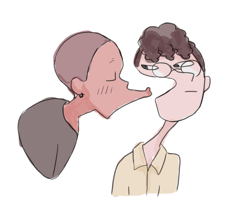 pequena pausa pra desenho de casal