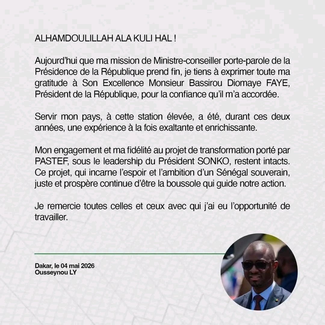 Elhadji_Fode_02's tweet image. Ousseynou Ly réitère son engagement dans le Pastef et sa loyauté envers #Ousmane #SONKO