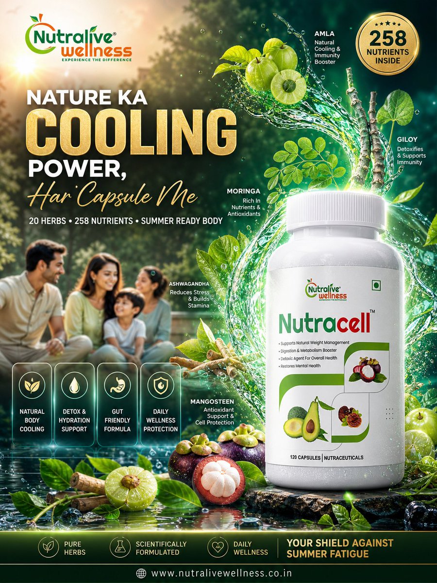 NutraliveW's tweet image. Nutracell #nutralivewellness #ayurvedic #natural #healthylifestyle #nutracell