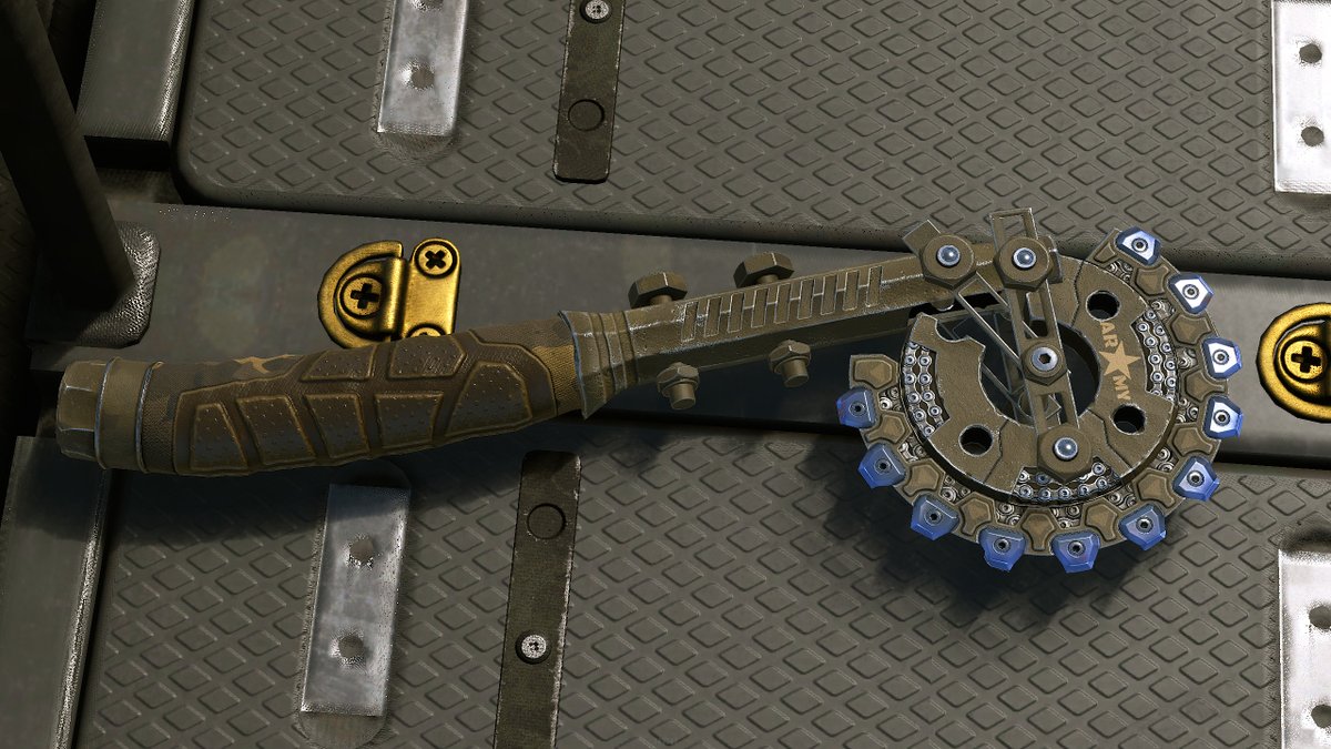 Robstar93's tweet photo. Hey everyone, meet this brutal axe in the modern military style. Check it out at the link! In collaboration with @DiazzWorkshop 
MODERN MILITARY AXE SALVAGED
https://t.co/jb68FdyOoB
@gerrmanman @playrust @HedgesnVideos @Helkus https://t.co/exR0OuTHqm