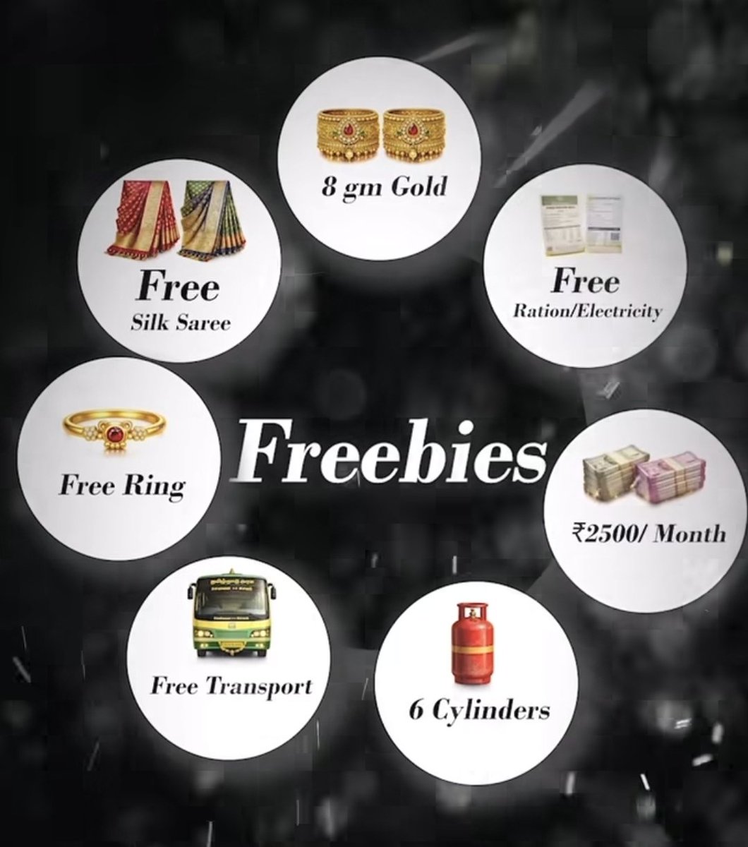itejassanap's tweet photo. Freebies, freebies, and more freebies that’s what #TamilNadu politics is becoming

Cash and promises to win votes. Now even #JosephVijay seems to be following the same path

Nothing is actually freetaxpayers carry the burden.

Today’s #Electiontresult2026 shows the side effects. https://t.co/8QCP6cT76G