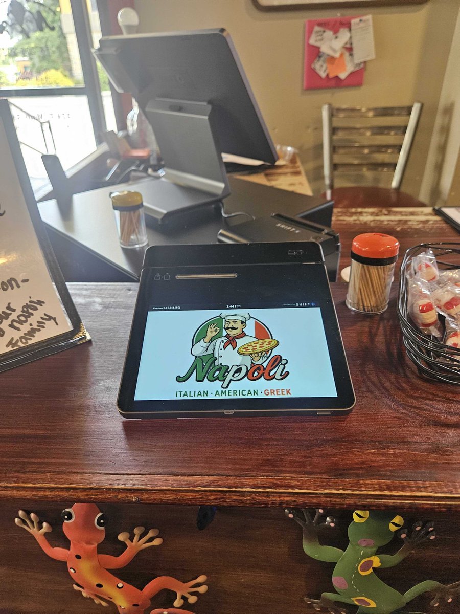 ThomasC_Shift4's tweet photo. NAPOLI RESTAURANT located in ABINGDON, VA has made the switch to @SkyTabPOS provided by @Shift4.
Payments for all of their point of sale needs! Stop in whenever you are in the area for some great food! #Skytab #Shift4 #Teamfour https://t.co/7kGs98T39b