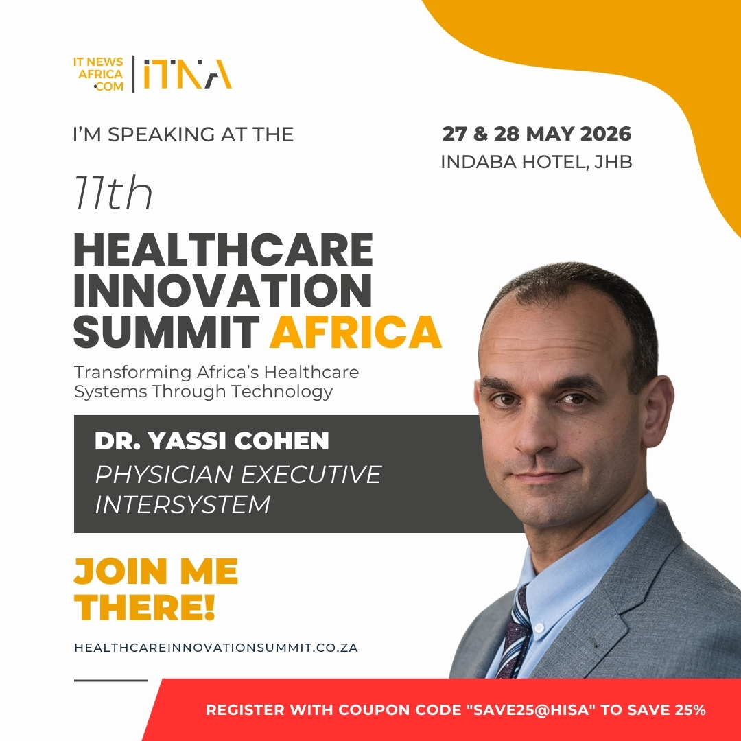 ITNewsAfrica's tweet image. Speaker Alert 

We’re excited to have Dr Yassi Cohen speaking at #HISA2026!

Join us on 27–28 May at the Indaba Hotel, Johannesburg, as top experts unpack the future of healthcare innovation.
Don’t miss out 
#HealthcareInnovation #HISA2026
Register: dlvr.it/TSMhll