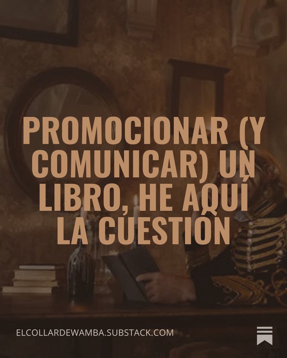 davidyaguec's tweet photo. Promocionar un libro… la gran cuestión 
https://t.co/vNlMS1O1oX https://t.co/4ddYxKf7Z4