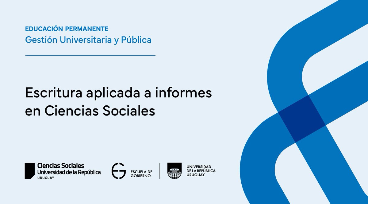 Escuela de Gobierno - Udelar tweet media