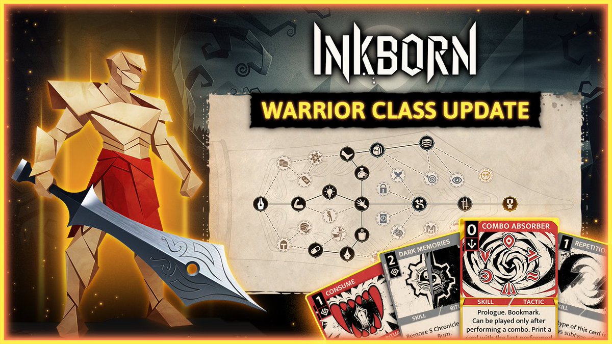 Acram Digital | ✒️ Inkborn ✒️ Available on Steam! tweet media